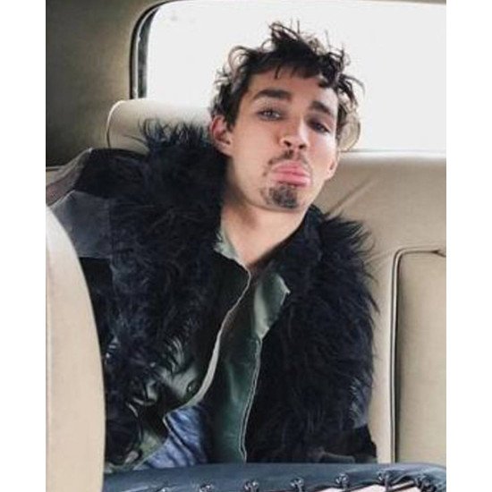 The umbrella academy deals klaus shearling coat